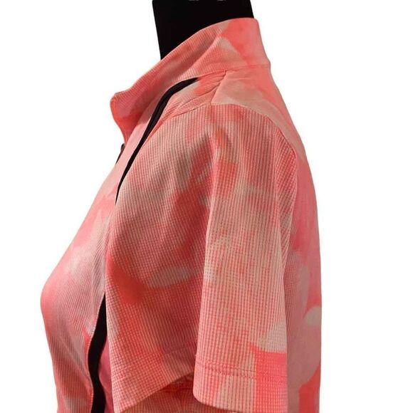 Tail White Label 1/4 Zipper Pink  Peep Shoulder Top Size‎ Small - Picture 6 of 11